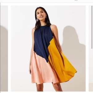 LOFT color block dress